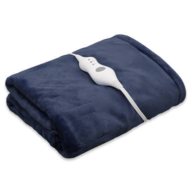 Heated electric blanket online throw